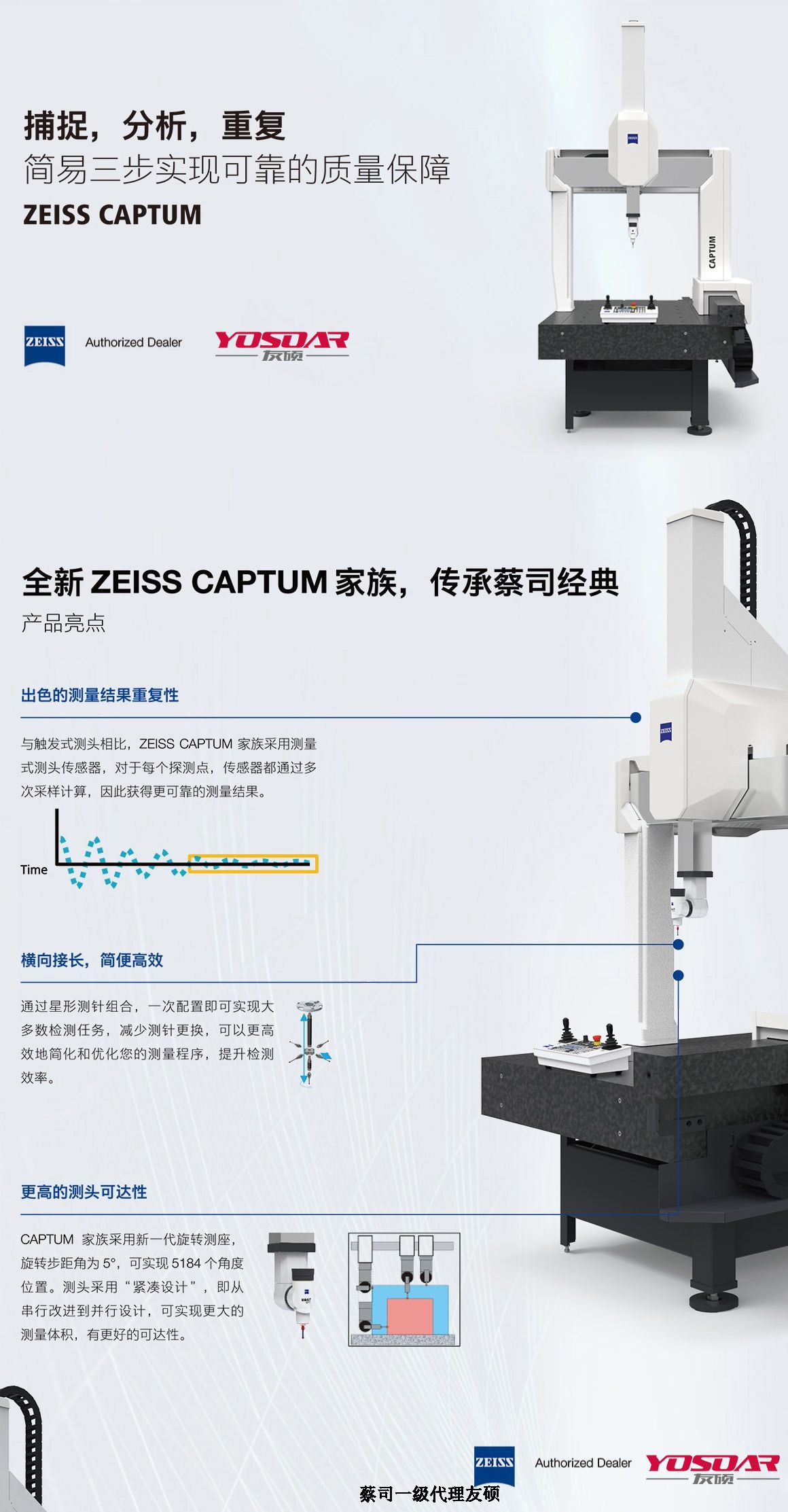 滁州蔡司滁州三坐标CAPTUM